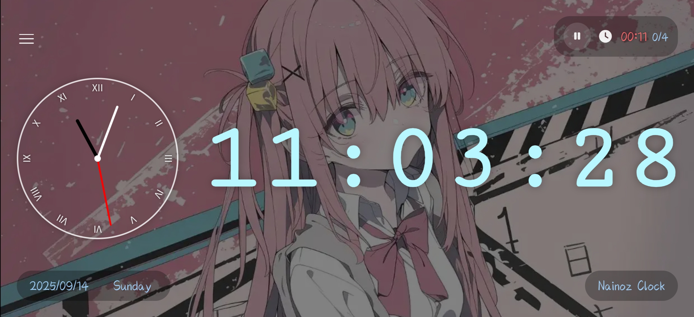 NAA Clock界面预览1